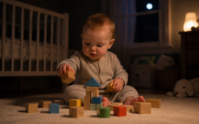 Dein Baby wacht um 3 Uhr auf und will spielen – so gehst du damit um